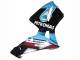 Lojas Carenagens Moto Honda CBR600RR 2003-2004 - Azul Claro Vermelho Preto Brilhante Dunlop