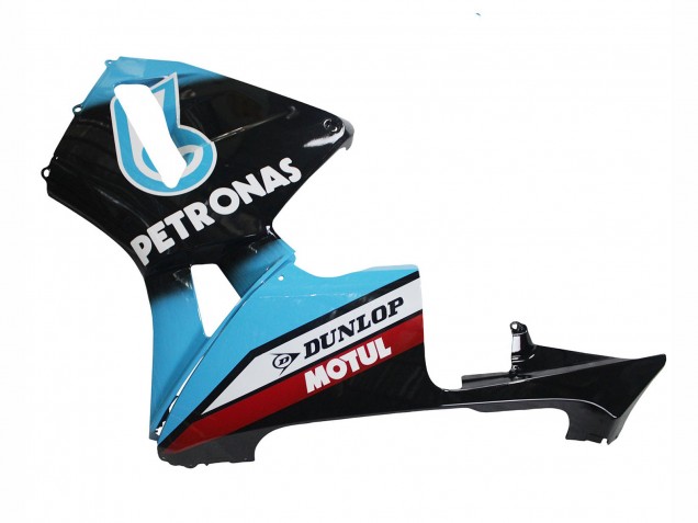 Lojas Carenagens Moto Honda CBR600RR 2003-2004 - Azul Claro Vermelho Preto Brilhante Dunlop