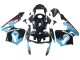Lojas Carenagens Moto Honda CBR600RR 2003-2004 - Azul Claro Vermelho Preto Brilhante Dunlop