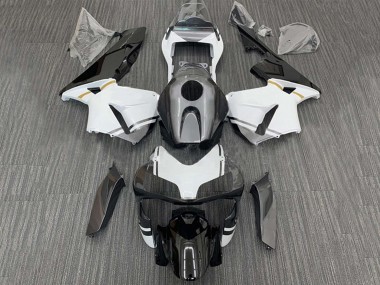 Lojas Carenagens Moto Honda CBR600RR 2003-2004 - Branco Preto Brilhante Preto Fosco