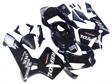 Lojas Carenagens Moto Honda CBR600RR 2003-2004 - Preto Brilhante Branco Repsol