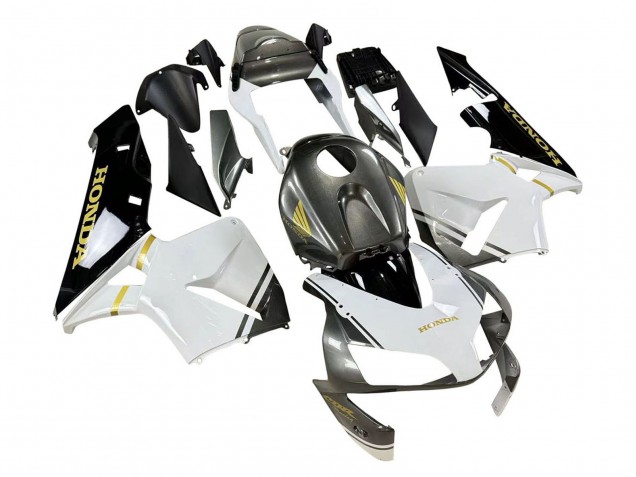 Lojas Carenagens Moto Honda CBR600RR 2003-2004 - Branco Amarelo Cinzento Preto