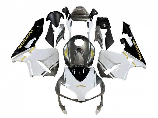 Lojas Carenagens Moto Honda CBR600RR 2003-2004 - Branco Amarelo Cinzento Preto