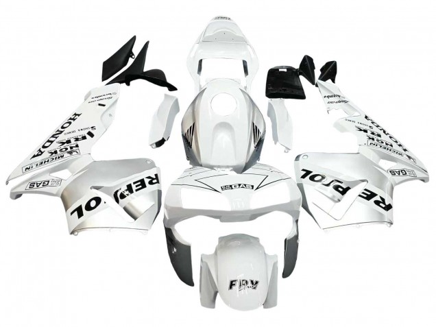 Lojas Carenagens Moto Honda CBR600RR 2003-2004 - Branco Prata Preto Repsol