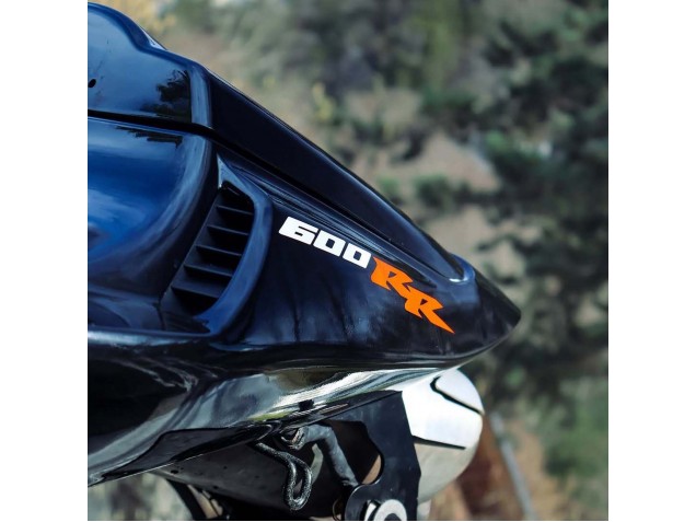 Lojas Carenagens Moto Honda CBR600RR 2003-2004 - Azul Escuro Preto Brilhante
