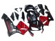 Lojas Carenagens Moto Honda CBR600RR 2003-2004 - Vermelho Preto Brilhante Preto Fosco