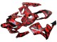 Lojas Carenagens Moto Honda CBR600RR 2003-2004 - Preto Vermelho Cinzento Camouflage