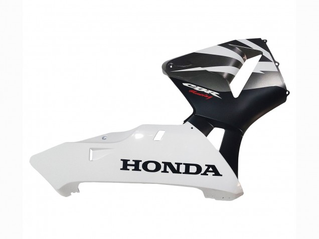 Lojas Carenagens Moto Honda CBR600RR 2003-2004 - Branco Preto Fosco Corrida