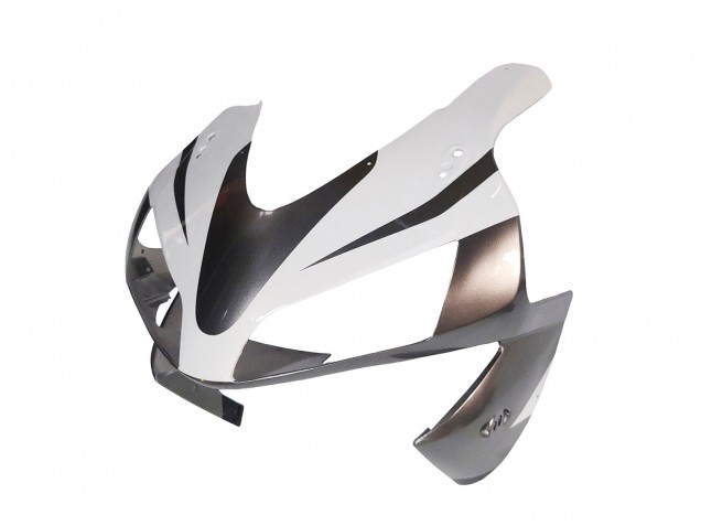 Lojas Carenagens Moto Honda CBR600RR 2003-2004 - Branco Preto Fosco Corrida