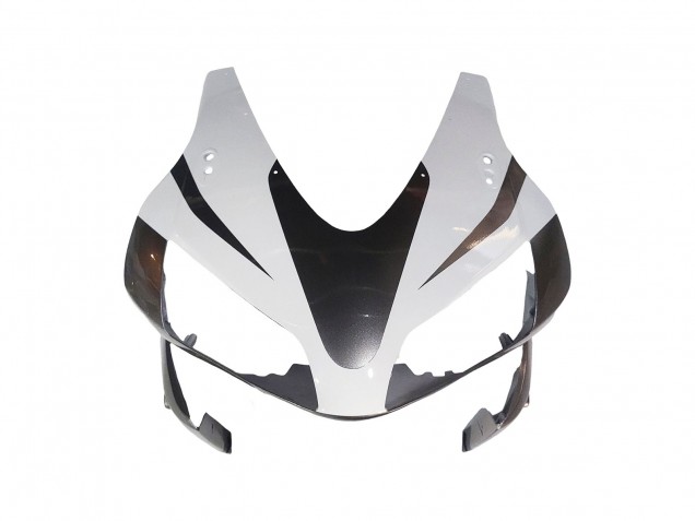Lojas Carenagens Moto Honda CBR600RR 2003-2004 - Branco Preto Fosco Corrida