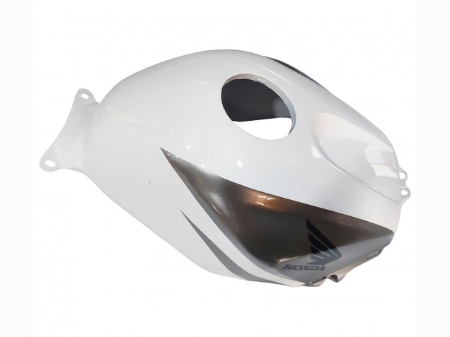 Lojas Carenagens Moto Honda CBR600RR 2003-2004 - Branco Preto Fosco Corrida