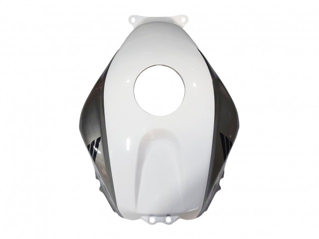Lojas Carenagens Moto Honda CBR600RR 2003-2004 - Branco Preto Fosco Corrida