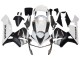 Lojas Carenagens Moto Honda CBR600RR 2003-2004 - Branco Preto Fosco Corrida