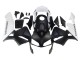 Lojas Carenagens Moto Honda CBR600RR 2003-2004 - Branco Preto Fosco