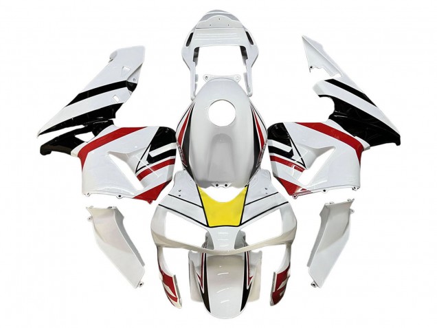 Lojas Carenagens Moto Honda CBR600RR 2003-2004 - Branco Vermelho Amarelo Preto