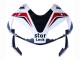 Lojas Carenagens Moto Honda CBR600RR 2003-2004 - Branco Vermelho Preto Brilhante DENSO Rimont