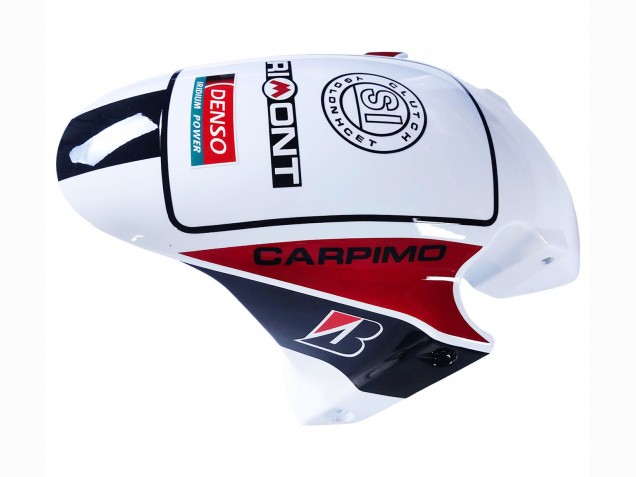 Lojas Carenagens Moto Honda CBR600RR 2003-2004 - Branco Vermelho Preto Brilhante DENSO Rimont
