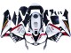 Lojas Carenagens Moto Honda CBR600RR 2003-2004 - Branco Vermelho Preto Brilhante DENSO Rimont