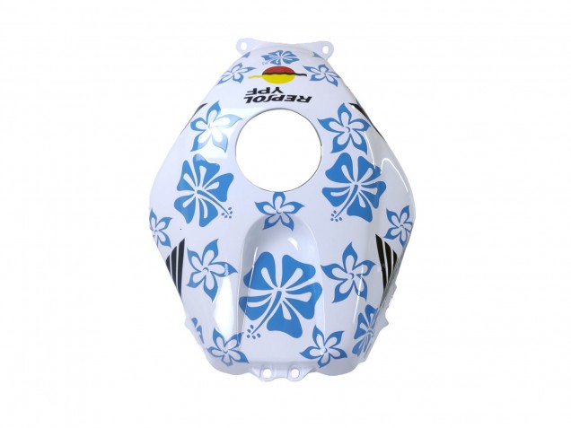 Lojas Carenagens Moto Honda CBR600RR 2003-2004 - Branco Azul Vermelho Nastro Azzurro 46