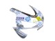 Lojas Carenagens Moto Honda CBR600RR 2003-2004 - Branco Azul Vermelho Nastro Azzurro 46