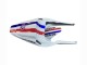 Lojas Carenagens Moto Honda CBR600RR 2003-2004 - Branco Vermelho Azul