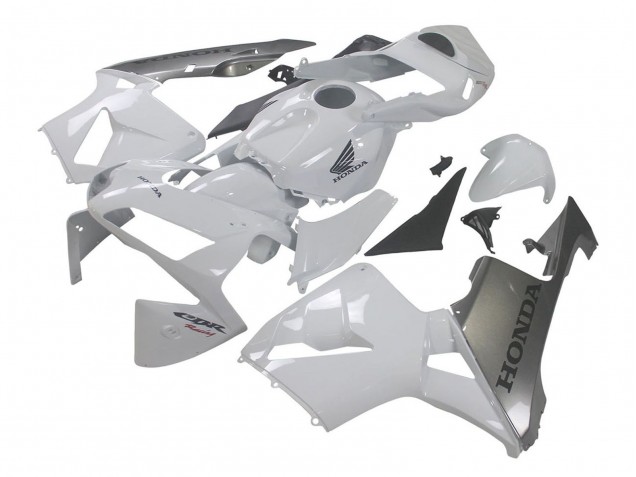 Lojas Carenagem Moto Honda CBR600RR 2003-2004 - Prata Branco