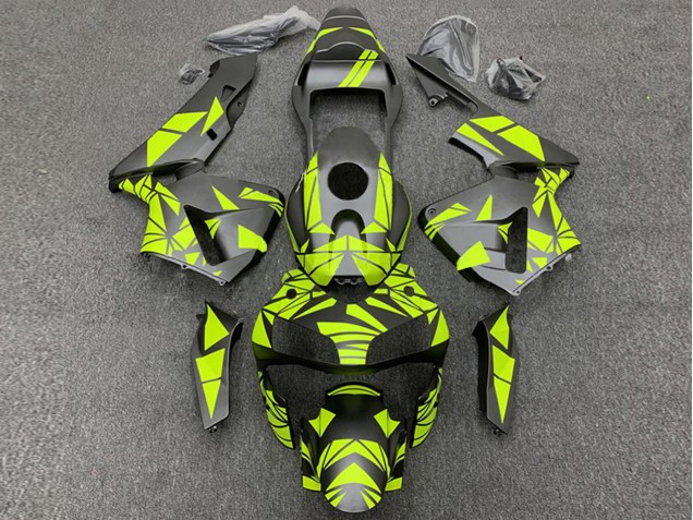 Lojas Carenagens Moto Honda CBR600RR 2003-2004 - Amarelo Preto Fosco