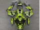 Lojas Carenagens Moto Honda CBR600RR 2003-2004 - Amarelo Preto Fosco