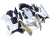 Lojas Carenagens Moto Honda CBR600RR 2005-2006 - Ouro Branco Preto