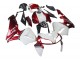 Lojas Kits Carenagem Moto Honda CBR600RR 2005-2006 - Vermelho Branco Preto