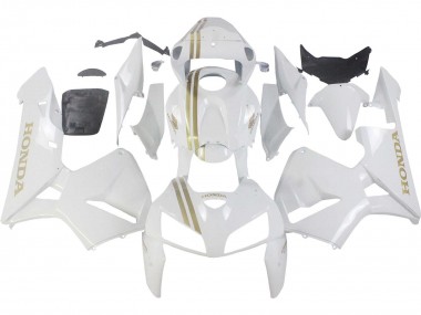 Lojas Carenagens Moto Honda CBR600RR 2005-2006 - Branco Ouro
