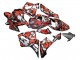 Lojas Carenagens Moto Honda CBR600RR 2005-2006 - Preto Vermelho Cinzento Camouflage
