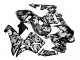 Lojas Carenagens Moto Honda CBR600RR 2005-2006 - Preto Branco Cinzento Camouflage