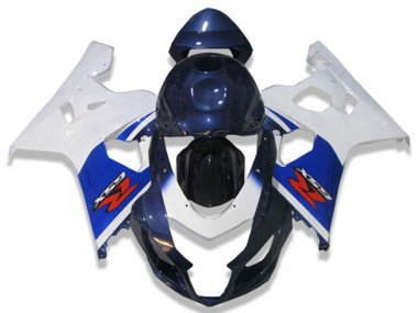 Lojas Carenagens Moto Suzuki GSXR 600/750 2004-2005 - Branco Azul Preto Vermelho