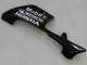 Lojas Carenagens Moto Honda CBR600RR 2005-2006 - Preto Brilhante Branco West