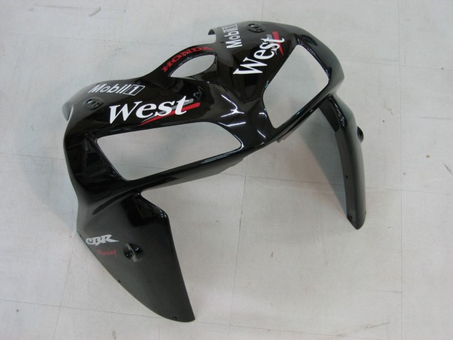 Lojas Carenagens Moto Honda CBR600RR 2005-2006 - Preto Brilhante Branco West