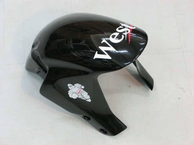 Lojas Carenagens Moto Honda CBR600RR 2005-2006 - Preto Brilhante Branco West