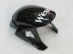 Lojas Carenagens Moto Honda CBR600RR 2005-2006 - Preto Brilhante Branco West