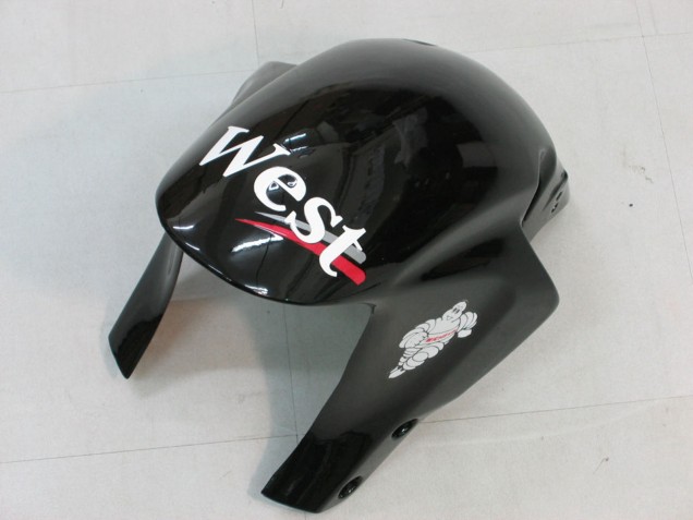 Lojas Carenagens Moto Honda CBR600RR 2005-2006 - Preto Brilhante Branco West