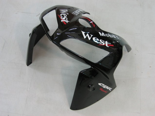 Lojas Carenagens Moto Honda CBR600RR 2005-2006 - Preto Brilhante Branco West