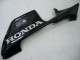 Lojas Carenagens Moto Honda CBR600RR 2005-2006 - Preto Brilhante Cinzento Chama