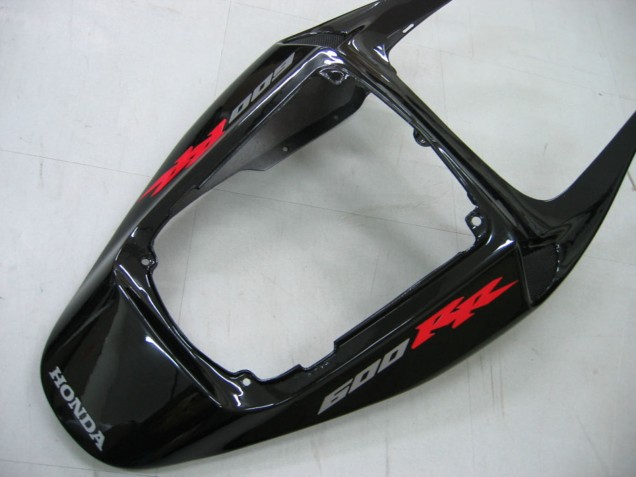 Lojas Carenagens Moto Honda CBR600RR 2005-2006 - Preto Brilhante Cinzento Chama