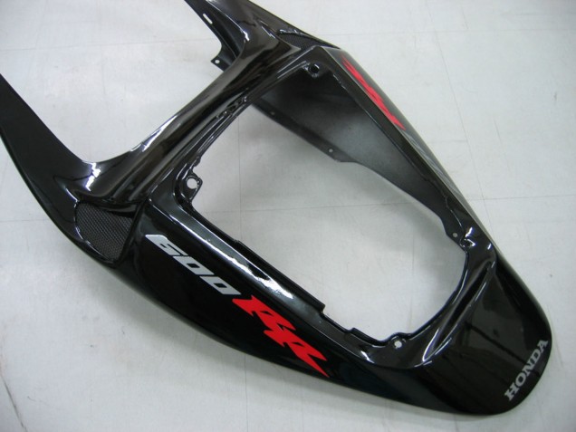 Lojas Carenagens Moto Honda CBR600RR 2005-2006 - Preto Brilhante Cinzento Chama