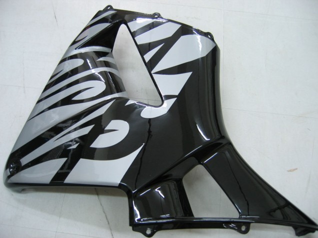 Lojas Carenagens Moto Honda CBR600RR 2005-2006 - Preto Brilhante Cinzento Chama