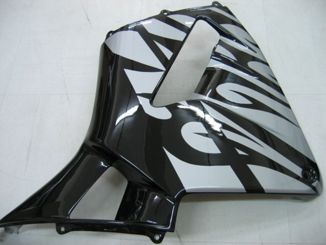Lojas Carenagens Moto Honda CBR600RR 2005-2006 - Preto Brilhante Cinzento Chama