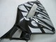 Lojas Carenagens Moto Honda CBR600RR 2005-2006 - Preto Brilhante Cinzento Chama