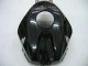 Lojas Carenagens Moto Honda CBR600RR 2005-2006 - Preto Brilhante Cinzento Chama