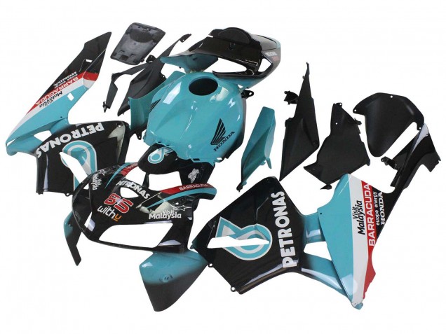 Lojas Carenagens Moto Honda CBR600RR 2005-2006 - Azul Claro Preto 35
