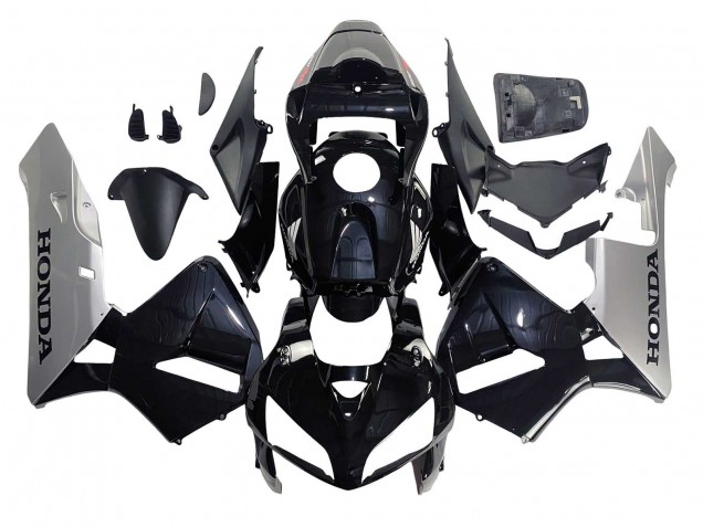 Lojas Carenagem Moto Honda CBR600RR 2005-2006 - Preto Prata