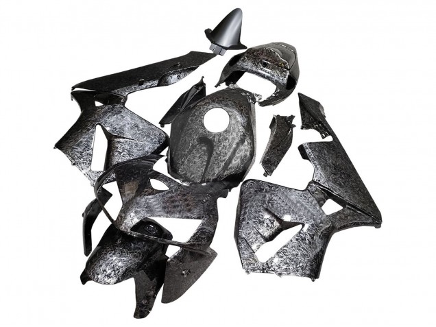 Lojas Carenagens Moto Honda CBR600RR 2005-2006 - Preto Forjado Fibra de Carbono